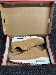 Nuevo Nike Air Max 90 Premium 'Flax Sail' Trigo HJ3153-200 Para hombres Talla 12 - Imagen 1 de 9