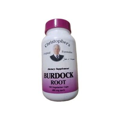 Christopher Burdock Root 800 mg 100 cápsulas Foto 1 de 3