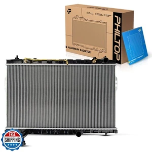 PHILTOP Radiator Compatible with 2003-2006 Santa Fe 2.7L, 2001-2002 Santa Fe, - Picture 1 of 5