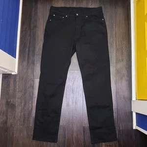 Levis 541 Jeans Mens 36x34 Black Athletic Fit Stretch Straight Leg Pants Denim - Picture 1 of 11