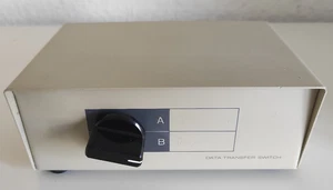 Data Transfer Switch für Drucker o.ä., A/B Schalter 25 pol. D parallel/seriell - Bild 1 von 4