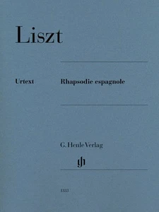 Liszt Rhapsodie Espagnole for Piano Solo Henle Urtext Advanced Sheet Music Book - Picture 1 of 1