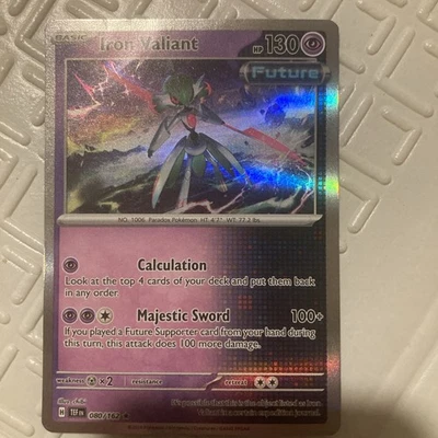 Iron Valiant 080/162 Sv05: Temporal Forces Holo - Image 1 of 4