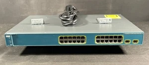 Cisco Catalyst 3560 WS-C3560-24PS-S 24 Port PoE Switch - Same Day Shipping - Picture 1 of 5
