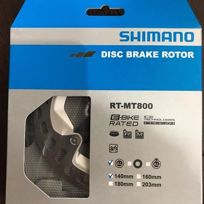 Shimano XT RT-MT800-SS ICE-TECH Center Lock Disc Brake Rotor 140mm w/LockRing - Image 1 of 2