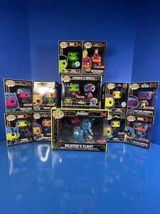 Lote de 12 Funko Pop Marvel Luz Negra con Camiseta Luz Negra XXL - Imagen 1 de 10