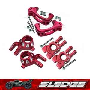 GPM ALLOY FRONT & REAR KNUCKLE ARM C- HUB 1/8 FOR TRAXXAS SLEDGE MONSTER 95076-4 - Picture 1 of 14