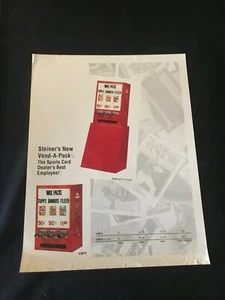 Steiner's Sports Card Center Game Flyer, NOS - Picture 1 of 2