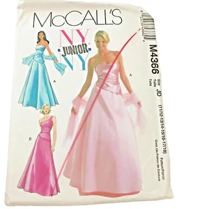 #M4366 McCalls Abendkleid Schnittmuster Gr. 11/12-17/18 - Bild 1 von 4