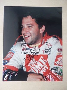 Fotografía autografiada de Tony Stewart de 8"" X 10 - Imagen 1 de 2