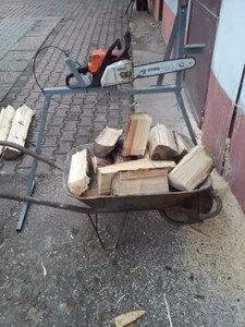 Metal Log Saw Horse With Holder For all Chainsaw with automatic gas - Video - Picture 1 of 6