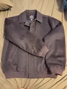 Brooks Brothers Brookstorm 1818 Storm System 100% Pure Wool Large Coat - Picture 1 of 5