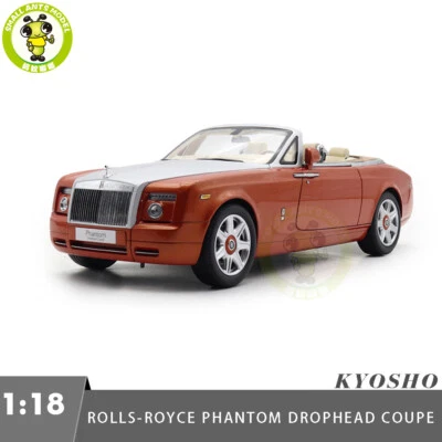 1/18 Rolls-Royce Phantom Drophead Coupe Kyosho 08871P Red Diecast Model Car - Image 1 of 4