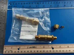 Swagelok B-4CA-50 Brass Poppet Check Valve 1/4" Tube 50-150 PSIG 3.5-10.4 Bar - Picture 1 of 7