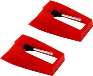 Diamond Replacement Vinyl Turntable Cartridge Needles For Crosley Phonograph X 2 - Picture 1 of 1