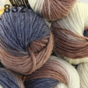 SALE LOT 6 Skeins x 50gr NEW Chunky Colorful Hand Knitting Scores Wool Yarn 832 - Picture 1 of 11