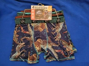 Jurassic World Boys 4 Pack Boxer Briefs Size L (10-12) NIP Dinosaurs - Picture 1 of 7
