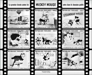 2025 01 - TOGO - PRIMER MICKEY MOUSE DIBUJOS ANIMADOS 9V juego completo MNH **T - Imagen 1 de 1