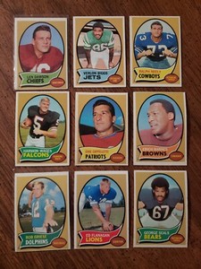 1970 TOPPS FOOTBALL YOU PICK #1 - #263 ****FREESHIPPING****