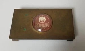Estuche de cigarrillos de colección Prudential seguro latón 1959 inscrito premio trofeo  - Imagen 1 de 9