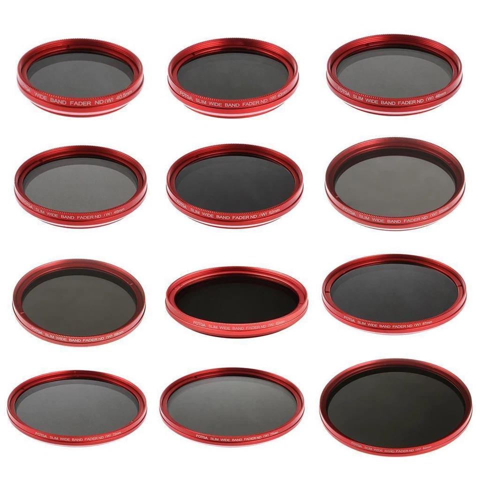 40.5~82mm Slim Fader Neutral Density ND Filter Variable Set to ND400 - Image 1 of 1