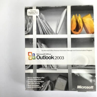 Microsoft Office Outlook 2003 For Windows 2000/XP English CD Part No X10-33832 - Image 1 of 4