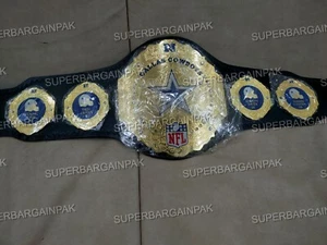 Dallas Cowboys NFL Champions Championship Belt with 4 Most Favorite MVP'S Names - Picture 1 of 5