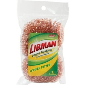 (12-2pk)-Libman Copper Sponges & Woven Scrubbers, Household Cleaning. Model: 73 - Picture 1 of 1