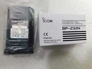 Icom BP-232H BP232H Battery OEM Li-Ion F24 F4161 F3161 F3011 F4011 F3021 F4021 - Picture 1 of 5