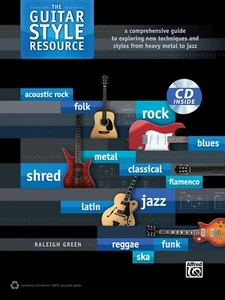 The Guitar Style Resource Exploring Acoustic Jazz Rock Metal Blues Book Cd NEW! - Imagen 1 de 1