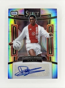 2023-24 Panini Select FIFA Soccer Clarence Seedorf Auto Silver Prizm - Picture 1 of 12