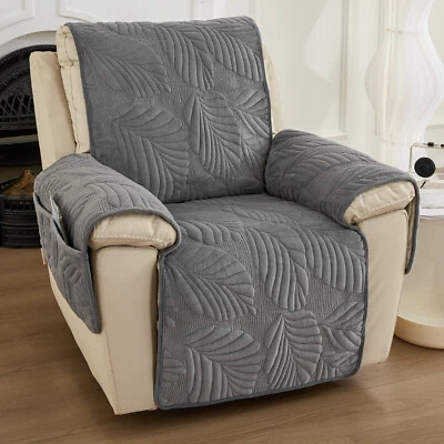 Funda protectora acolchada para silla reclinable antideslizante para sillón para niños mascotas Foto 1 de 4