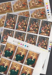 Great Britain 1967 Mint MNH Traffic Light Blocks Madonna Nativity Shepherds King - Picture 1 of 3