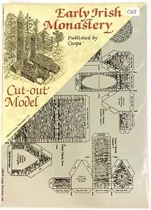 Vintage 1984 EARLY IRISH MONASTERY Cut-Out Model Cuspa Dublin, Ireland Sealed - Picture 1 of 3