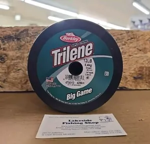BERKLEY TRILENE 12# BIG GAME GREEN MONO FISHING LINE BG112-22 4700 YARDS - Picture 1 of 3