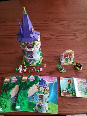 Lego Rapunzel's Creativity Tower Lot Complete Set Ariel Instructions 41054 41050 Foto 1 de 4