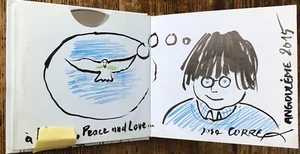 2015 ENVOI + DESSIN ORIGINAL José Correa 2015 LE JAZZ DE CABU Charlie Hebdo - Bild 1 von 5