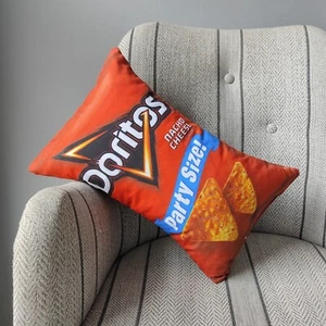 Doritos Chips Pillow,Fiber Filled,Double Sided Printed,Rectangular,Fun Decor - Picture 1 of 24