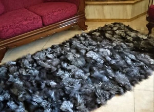 Risante fox Fur throw, fur blanket - Picture 1 of 6