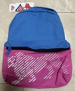 Lonsdale Mini Backpack Kids/Junior Girls Pink/Blue School Gym Training Logo - Picture 1 of 10