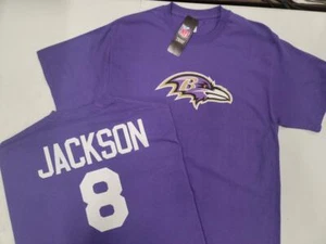21118 Mens BALTIMORE RAVENS "Eligible Receiver" Football SHIRT BLACK PURPLE New - Picture 1 of 8