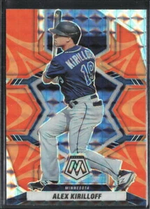 2022 Panini Mosaic #85 Alex Kirilloff Reactive Orange Mosaic Prizm Twins - Picture 1 of 2