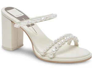 DOLCE VITA BARRIT PEARL NWB $160 MSRP Size 8 Vanilla Wedding - Picture 1 of 6