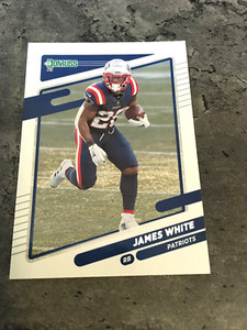 James White  Patriots 2021 Panini Donruss #50