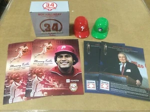 LOTE FIN DE SEMANA DE EX ALUMNOS DE LOS FILLIES 2021: ESTATUA HALLADAY/IMPRESIÓN TRILLO/TARJETA DE PUNTUACIÓN SGA - Imagen 1 de 3