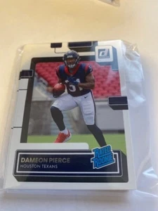 2022 CONJUNTO DE EQUIPO DE PANINI DONRUSS HOUSTON TEXANS-12 TARJETAS-DAMEON PIERCE NOVATO, 5RC+ - Imagen 1 de 1