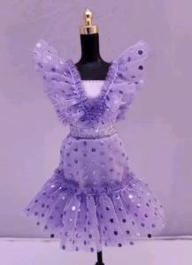 New Barbie Signature Tooth Fairy Lavender Purple Doll Dress Fashion  - Picture 1 of 3