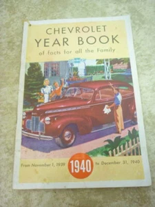 Chevrolet Jahrbuch Almanach 1940 Original 24H046 - Bild 1 von 4