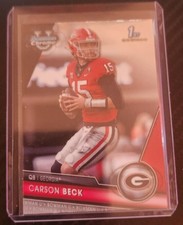 2023 Bowman Chrome U Carson Beck 1st Bowman Georgia Bulldogs #44