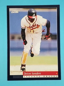 1994 Score Deion Sanders Atlanta Braves #496 - Picture 1 of 2